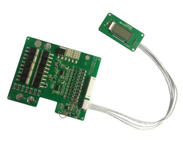 BMS/PCM with HDQ/I2C Communication for 10S Li-ion/LiFePO4 Battery Pack （BQ34Z100）PCM-L10S60-C05