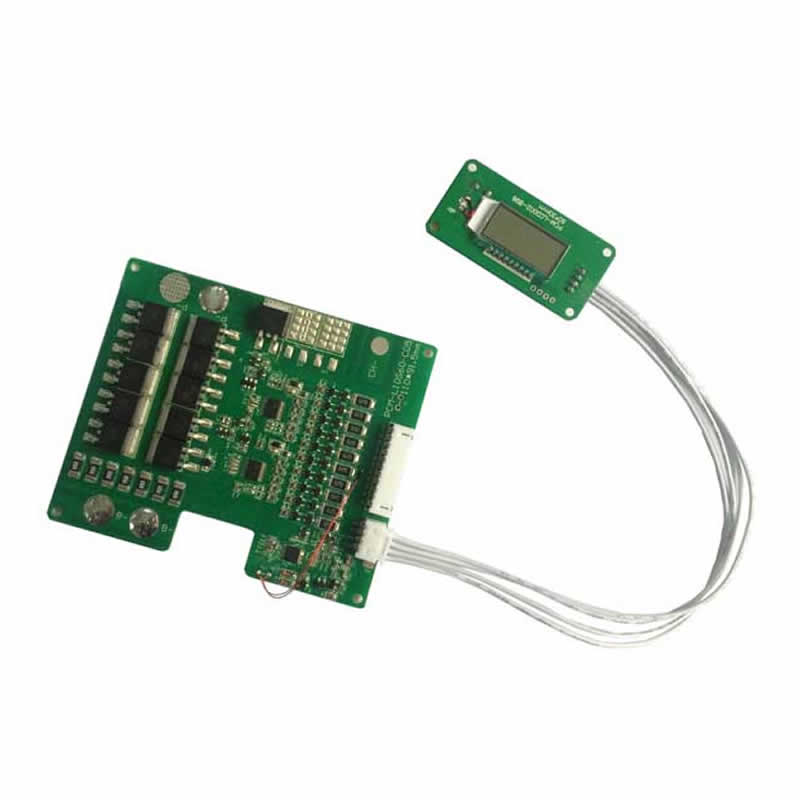 BMS/PCM with HDQ/I2C for 10S Li-ion/LiFePO4 Battery Pack （BQ34Z100）