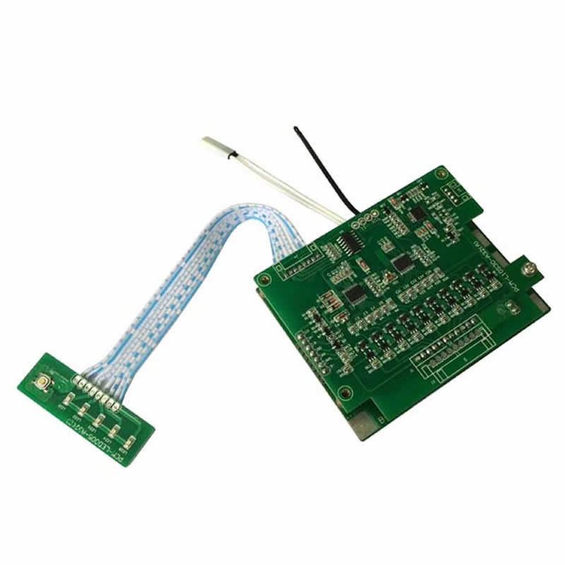 BMS/PCM with HDQ/I2C for 10S Li-ion/LiFePO4 Battery Pack （BQ34Z100）