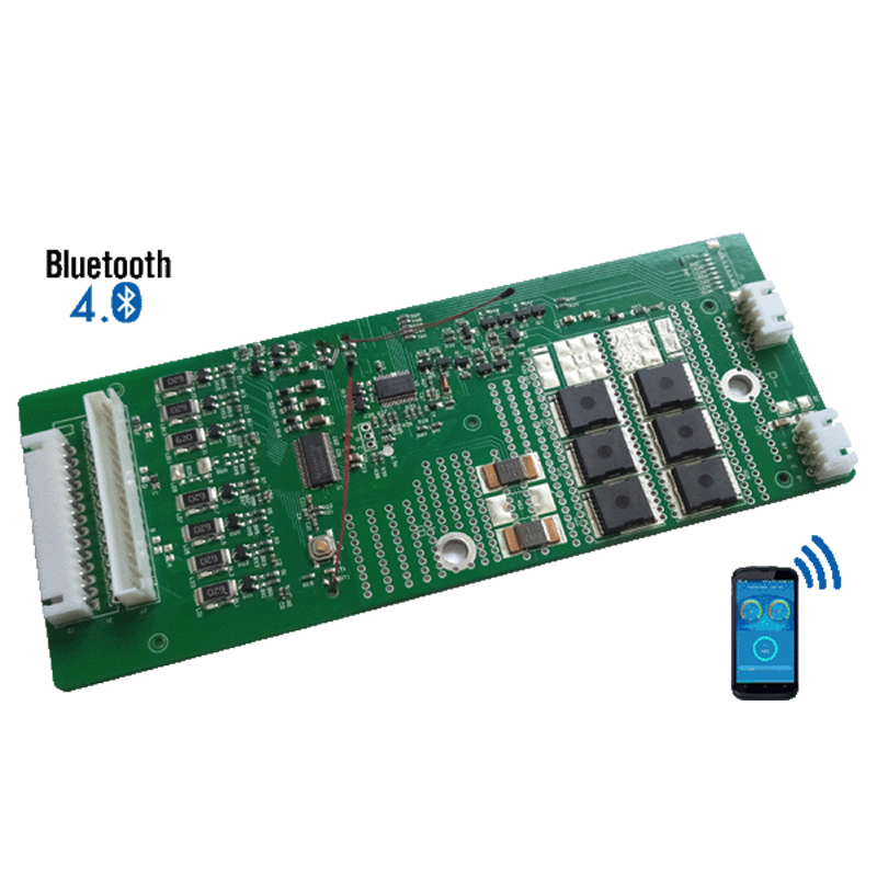BMS with SMBus/Bluetooth Communication for 9~15S Li-ion/LiFePO4 Battery Pack PCM-L15S60-D15